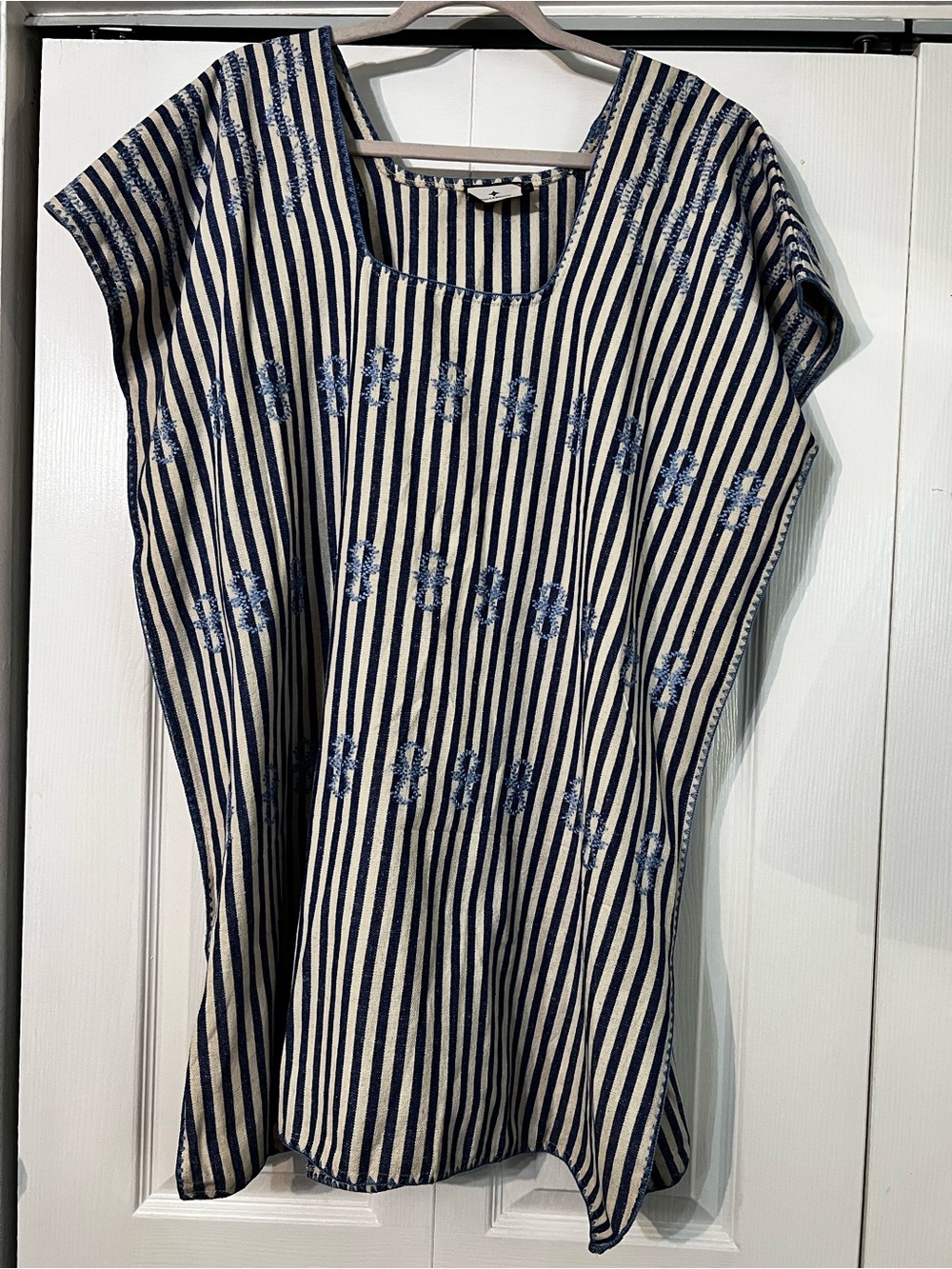 Tuckernuck Blue Stripe Sullivan Caftan Coverup